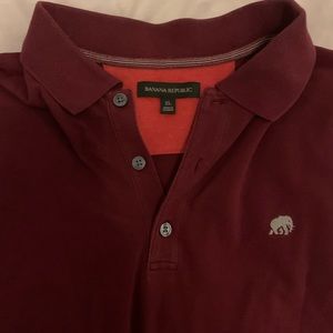 Banana Republic men’s XL polo shirt. EUC